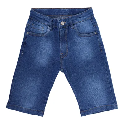 Bermuda Jeans Juvenil Clube Do Doce Used Com Bigode Bermuda Jeans Juvenil Clube Do Doce Used Com Bigode